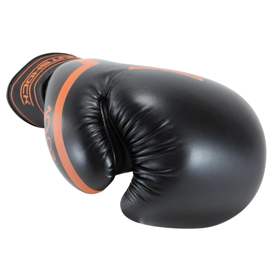 500 Intermediate Boxing Gloves - Black/Orange