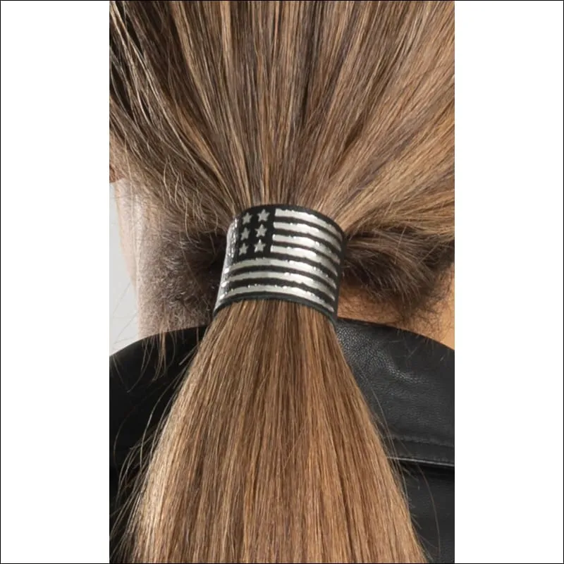 AMERICAN FLAG HAIR TIE COMBO SET