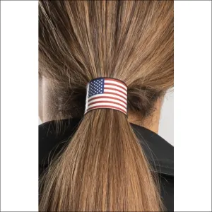 AMERICAN FLAG HAIR TIE COMBO SET