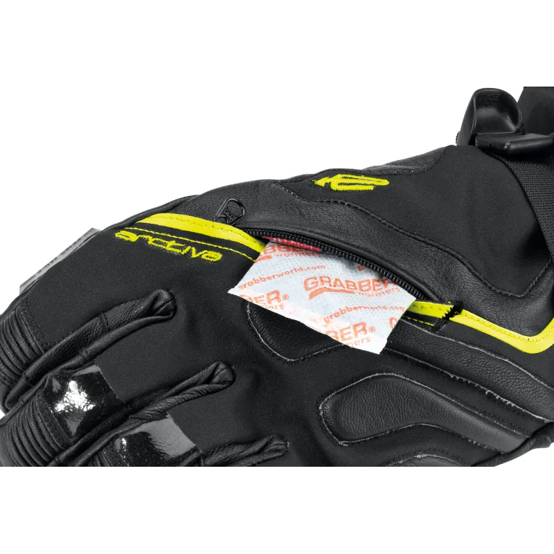 ARCTIVA GLOVE S8 MERIDIAN BLACK/HI-VIZ