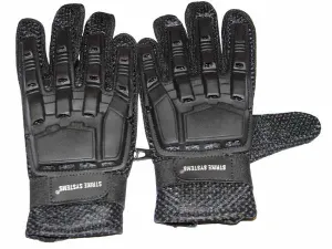 Armour leather gloves