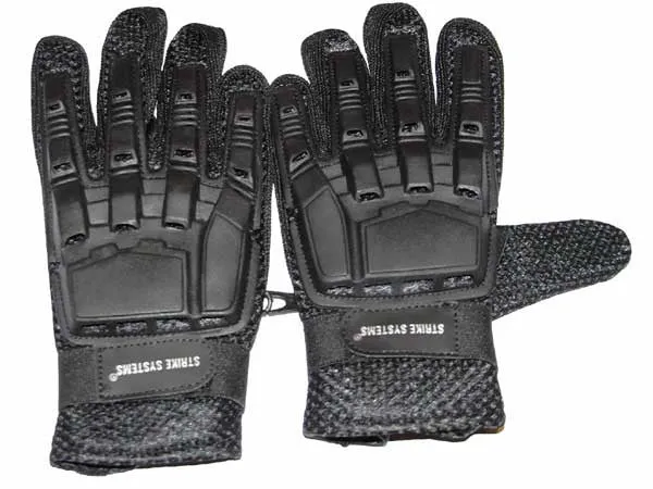 Armour leather gloves