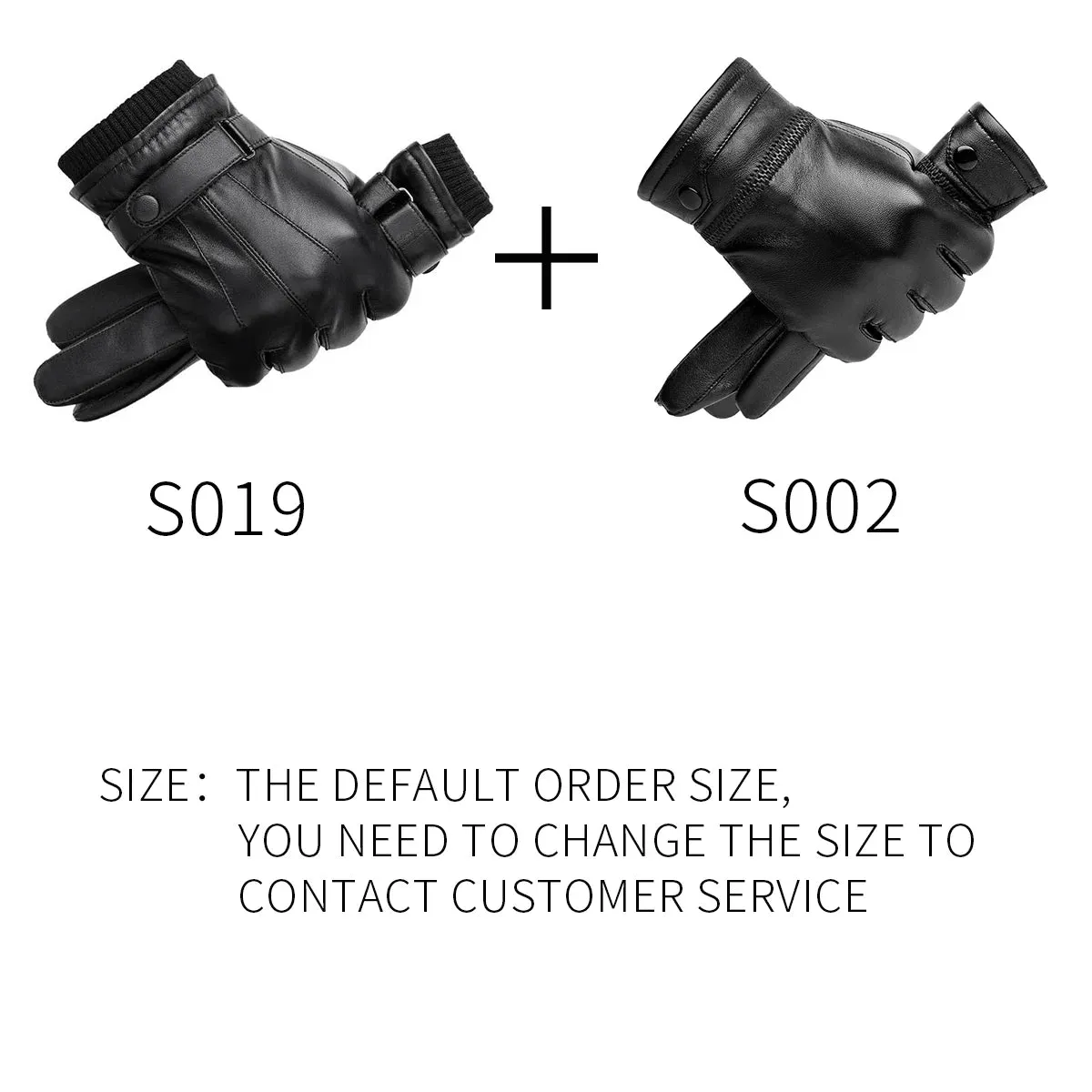 BISON DENIM Genuine Sheepskin Leather Gloves
