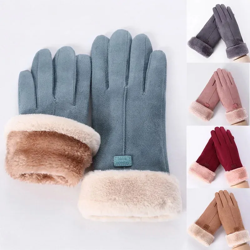 BodiModi Arctic Touch Winter Touchscreen Cashmere Plush Double Thick Gloves