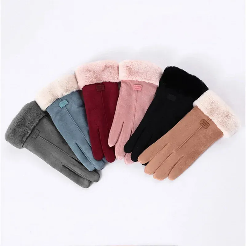 BodiModi Arctic Touch Winter Touchscreen Cashmere Plush Double Thick Gloves