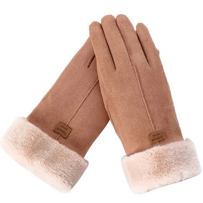 BodiModi Arctic Touch Winter Touchscreen Cashmere Plush Double Thick Gloves