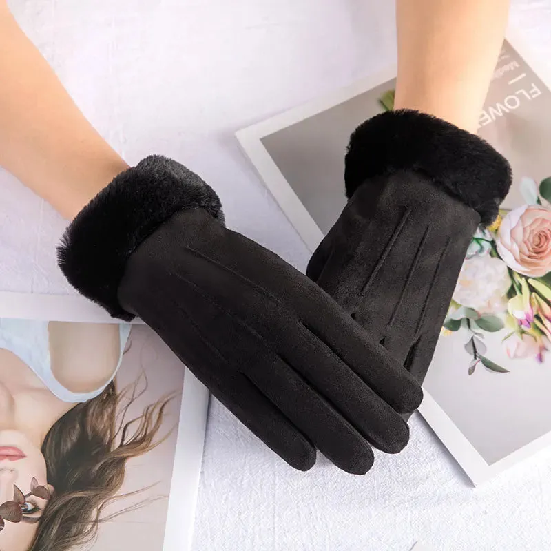 BodiModi Arctic Touch Winter Touchscreen Cashmere Plush Double Thick Gloves