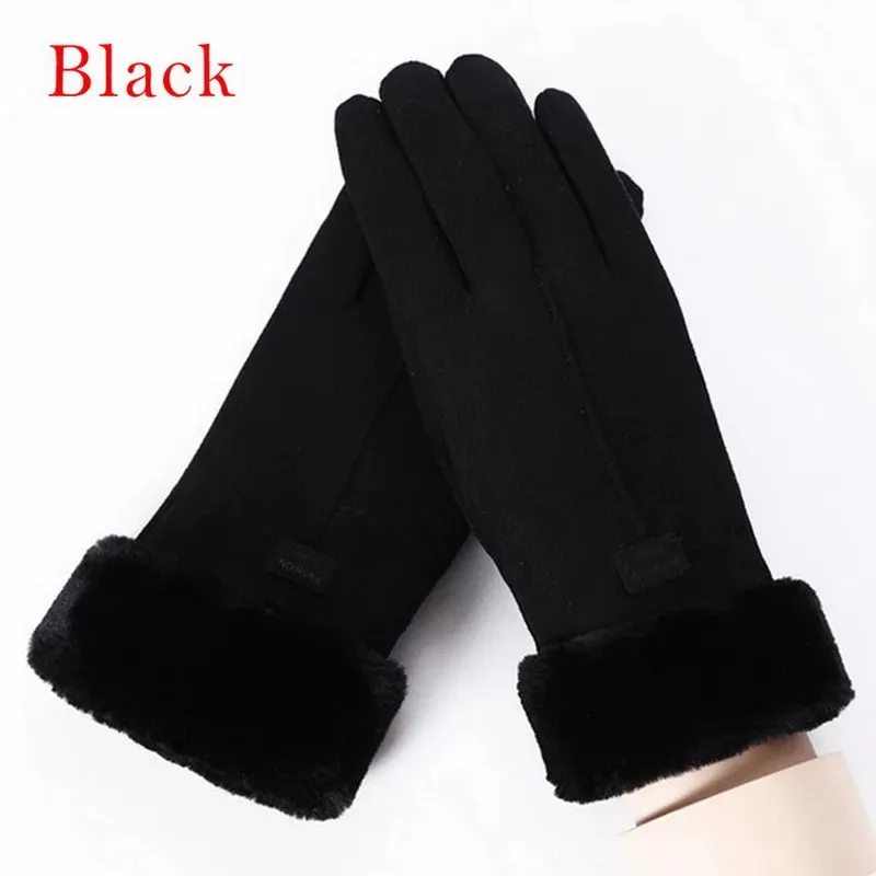 BodiModi Arctic Touch Winter Touchscreen Cashmere Plush Double Thick Gloves