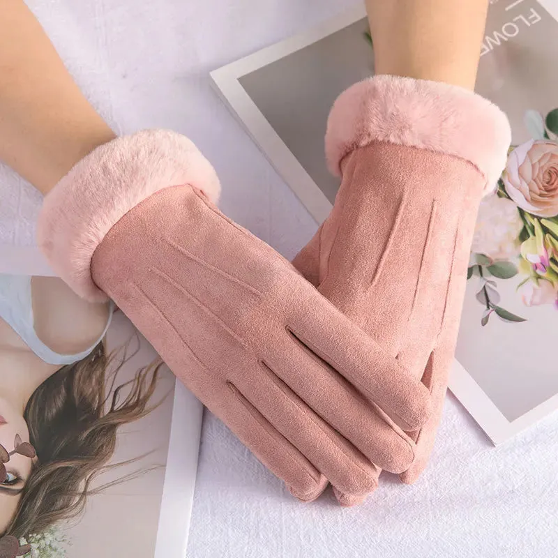 BodiModi Arctic Touch Winter Touchscreen Cashmere Plush Double Thick Gloves