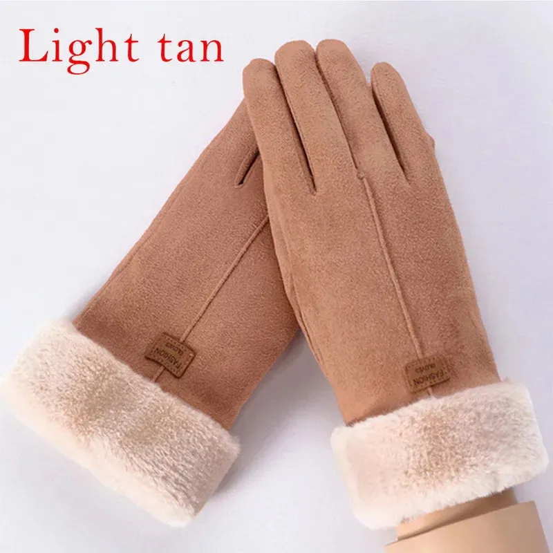 BodiModi Arctic Touch Winter Touchscreen Cashmere Plush Double Thick Gloves