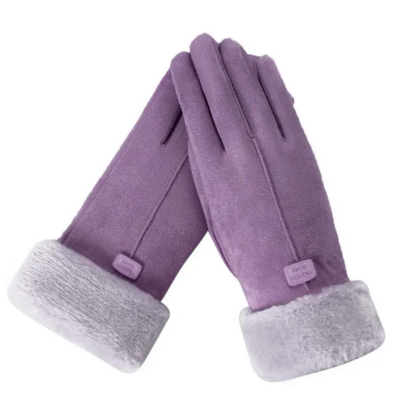 BodiModi Arctic Touch Winter Touchscreen Cashmere Plush Double Thick Gloves