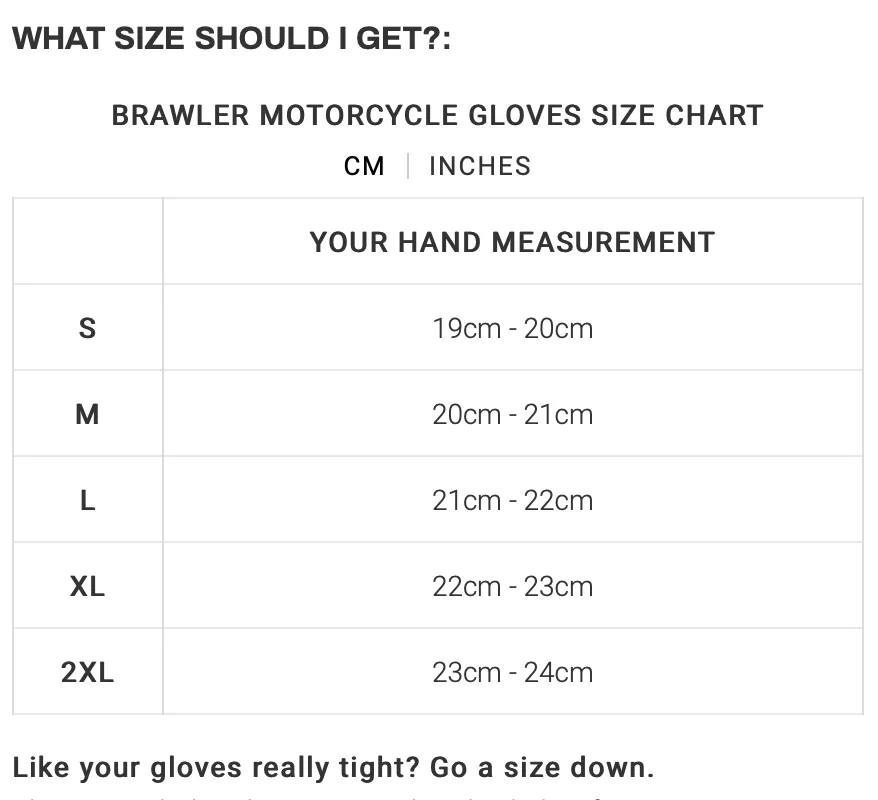 BRAWLER MOTORCYCLE GLOVES