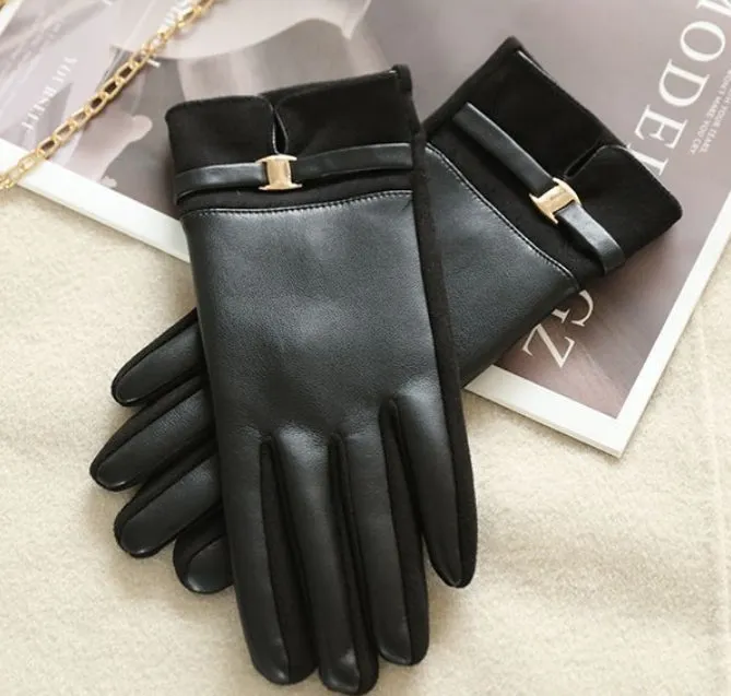 Buy One Get One Free! Suede Gloves for Women, Thickened and Lined with Fur for Winter, Keeping Warm, Windproof, Waterproof, and Touchscreen-Compatible, Outdoor Cycling Gloves.C-241105-2