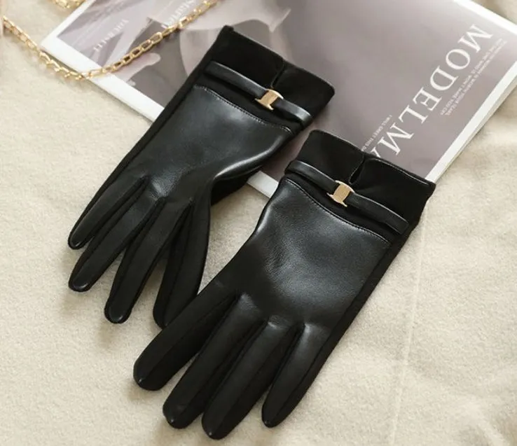 Buy One Get One Free! Suede Gloves for Women, Thickened and Lined with Fur for Winter, Keeping Warm, Windproof, Waterproof, and Touchscreen-Compatible, Outdoor Cycling Gloves.C-241105-2