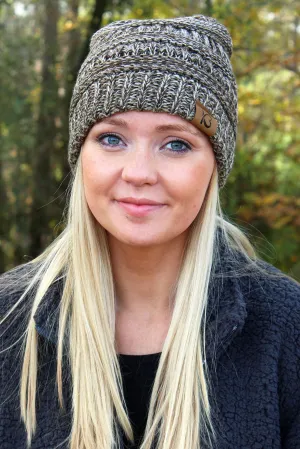 Campfire Cozy Beanie, Brown Mix