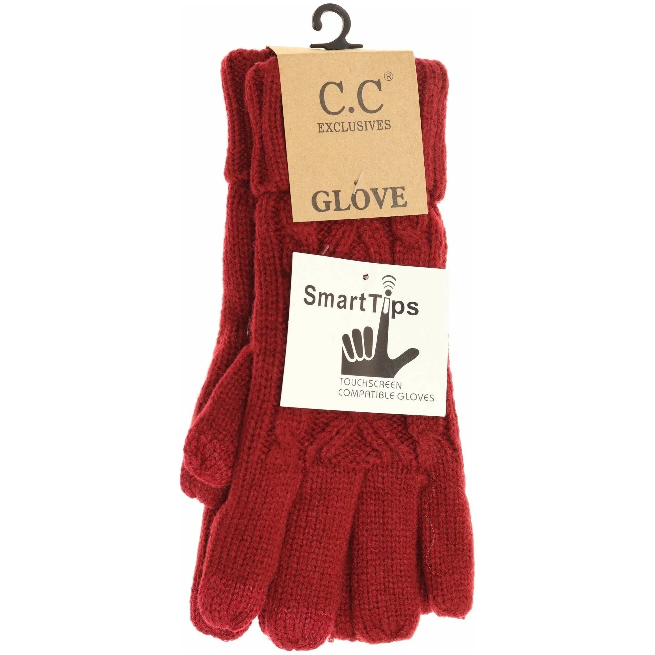 C.C. Beanie Knit Gloves w/Lining