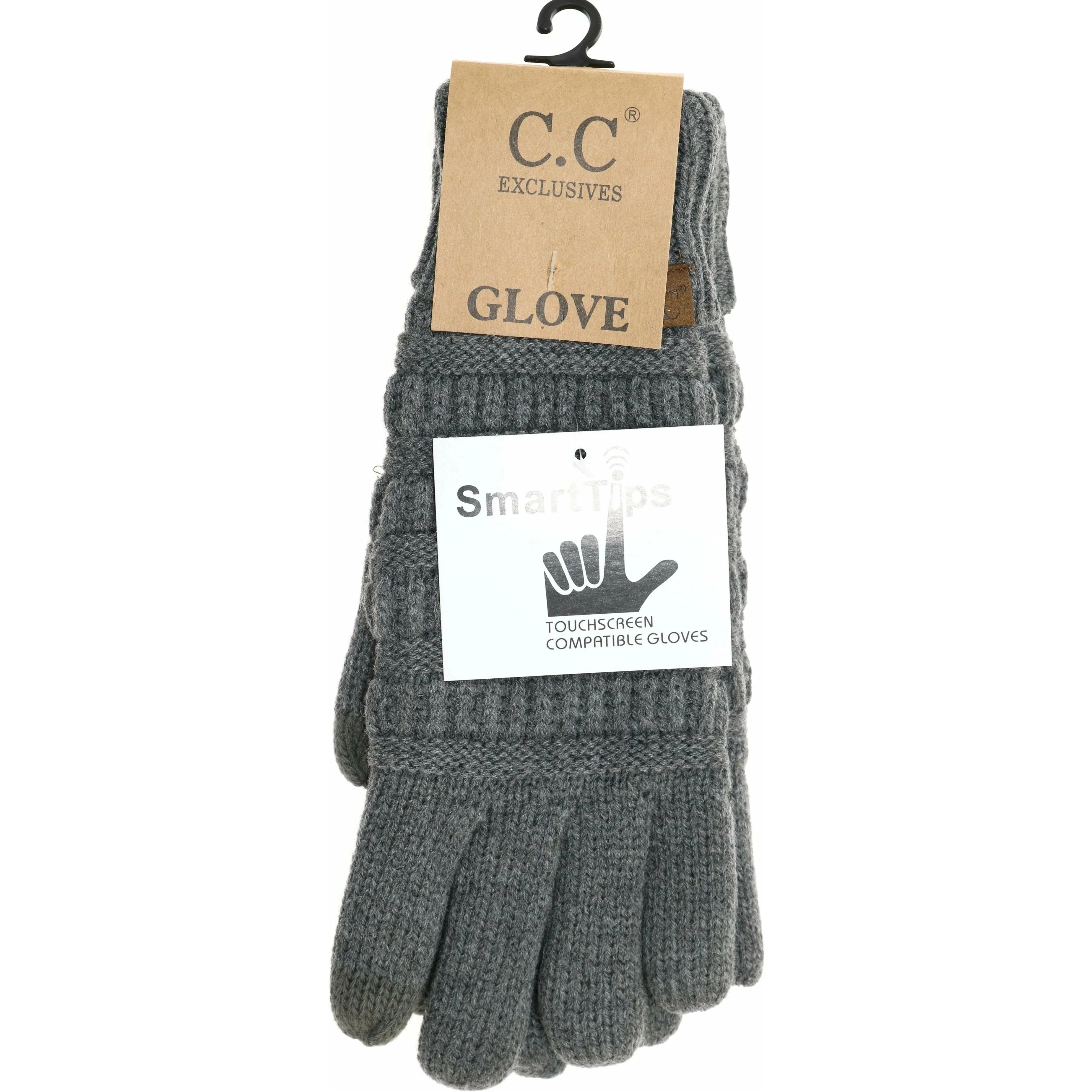 C.C. Beanie Knit Gloves w/Lining