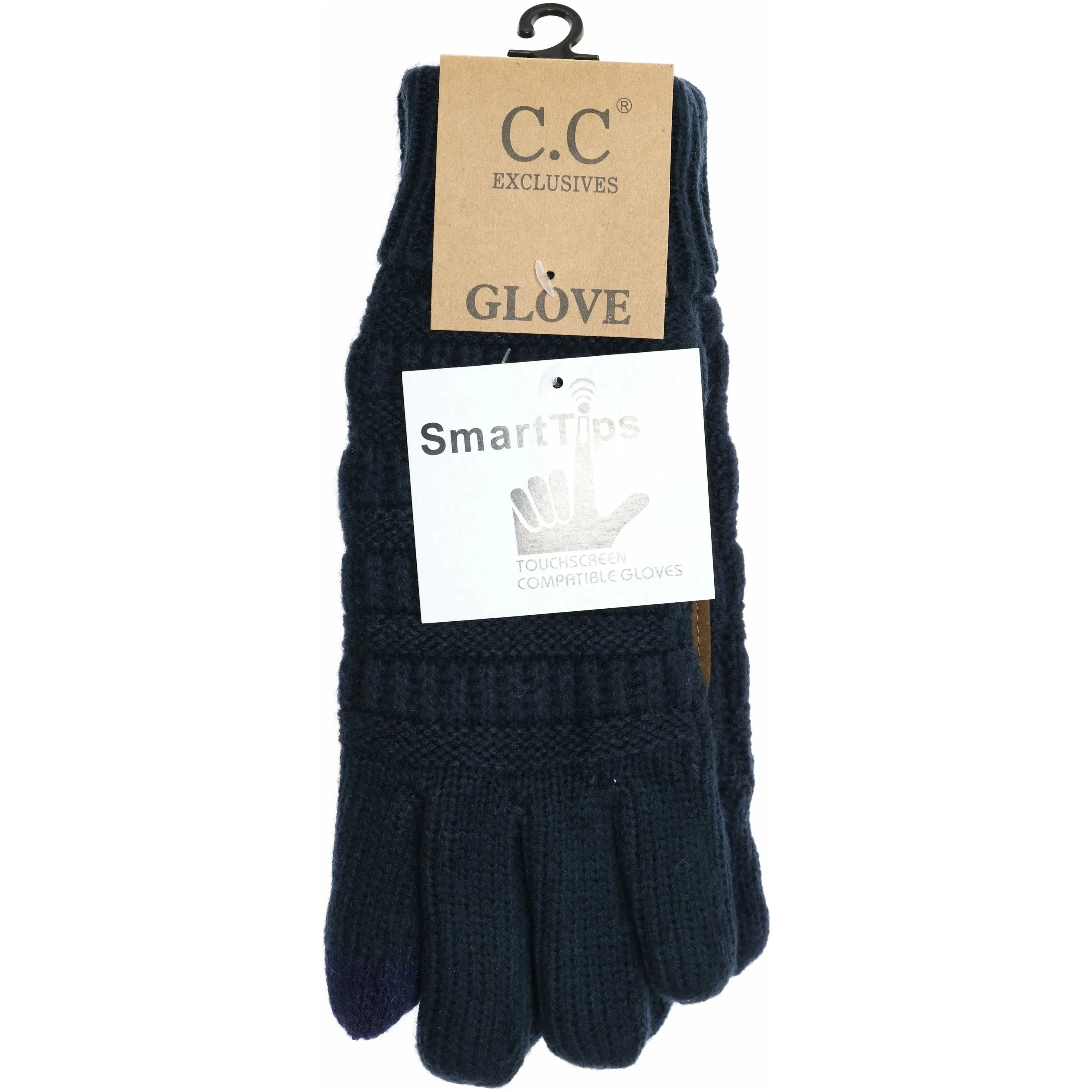 C.C. Beanie Knit Gloves w/Lining
