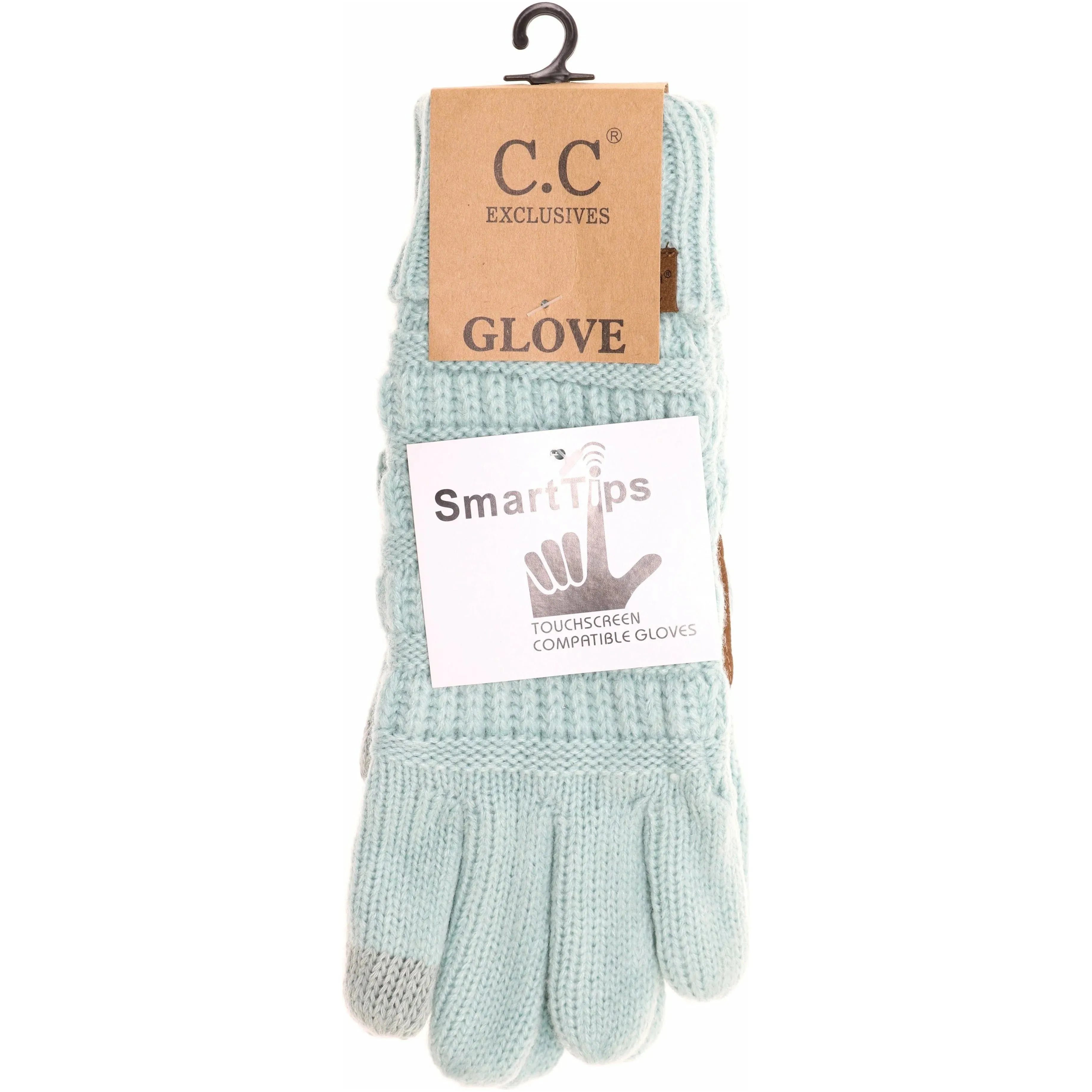 C.C. Beanie Knit Gloves w/Lining