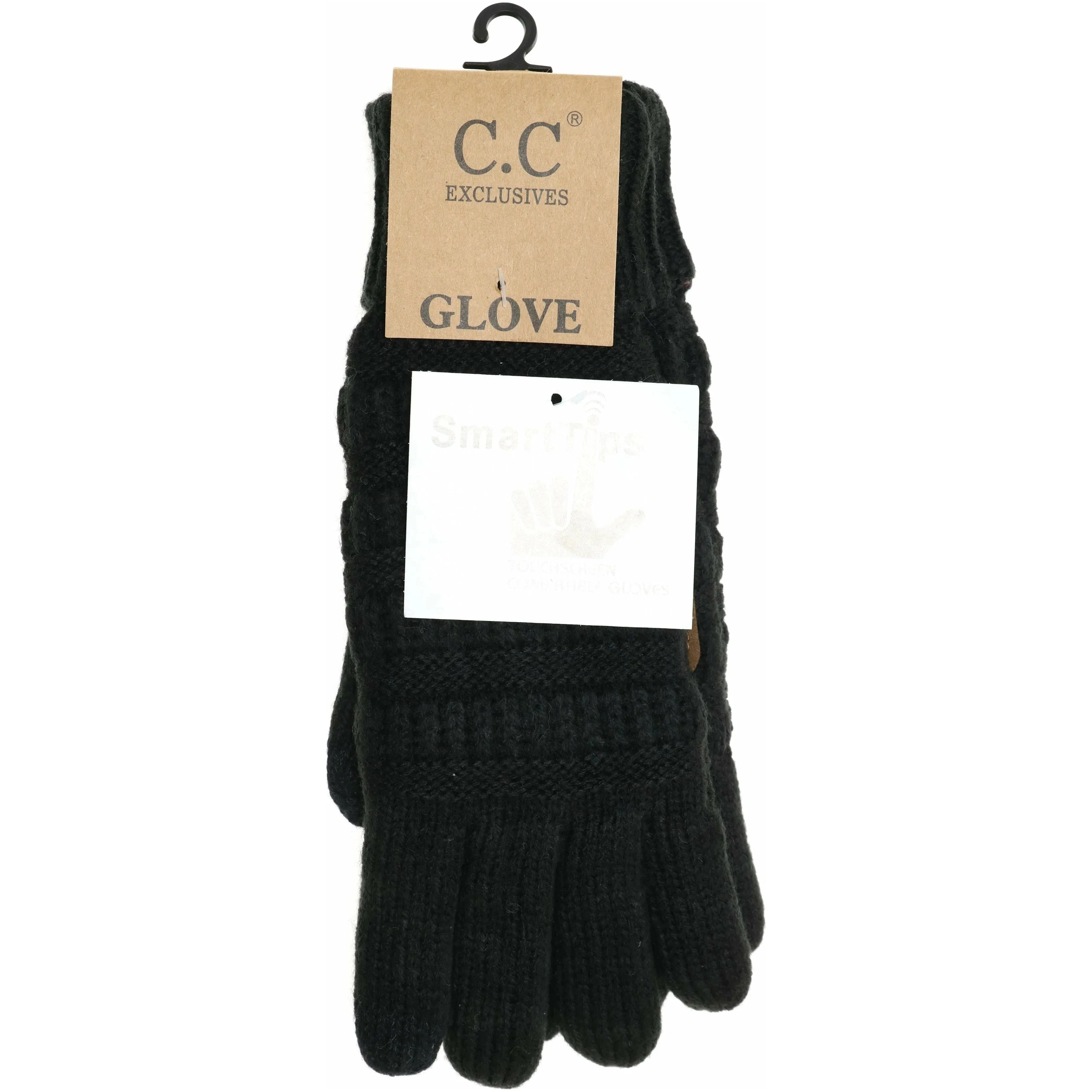 C.C. Beanie Knit Gloves w/Lining