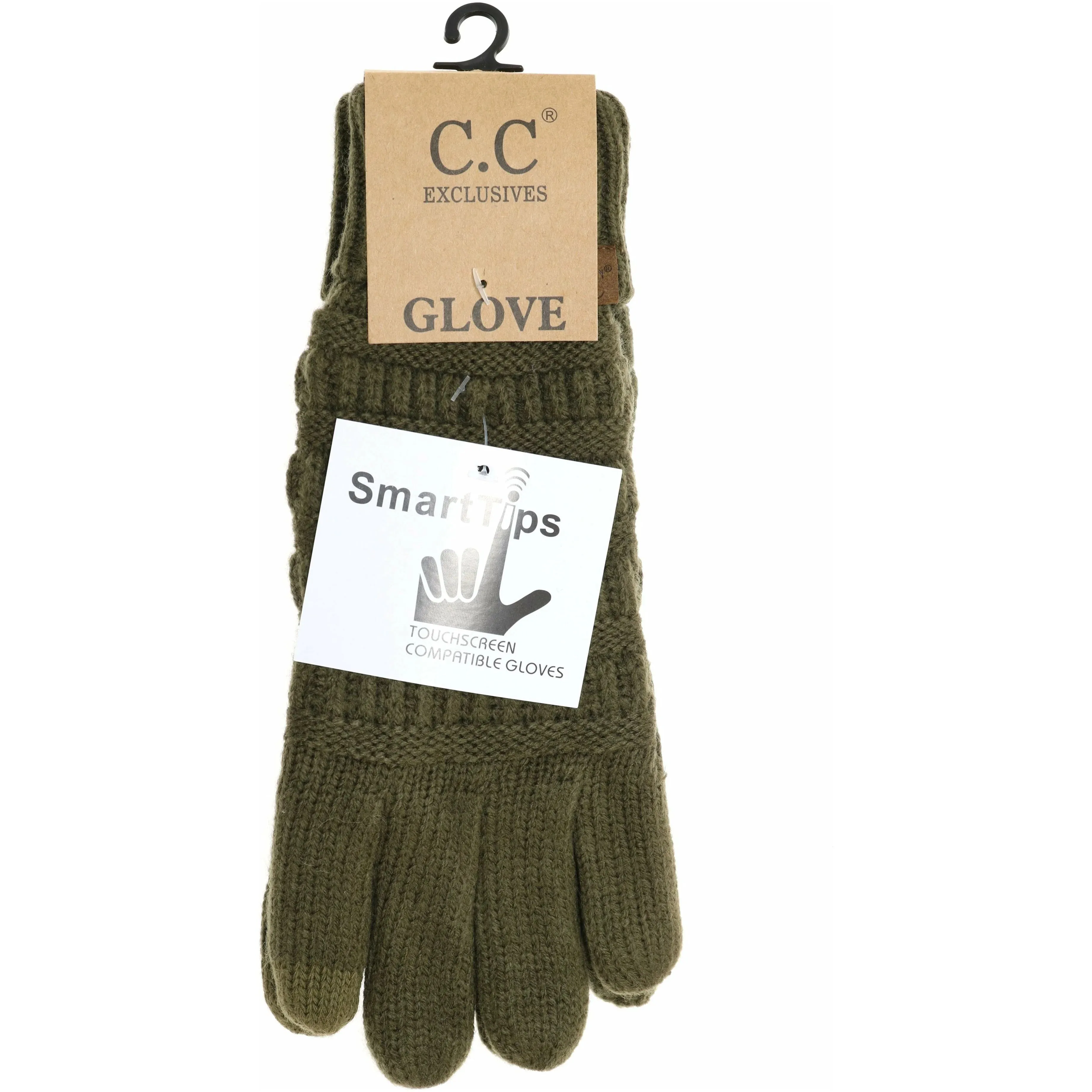 C.C. Beanie Knit Gloves w/Lining
