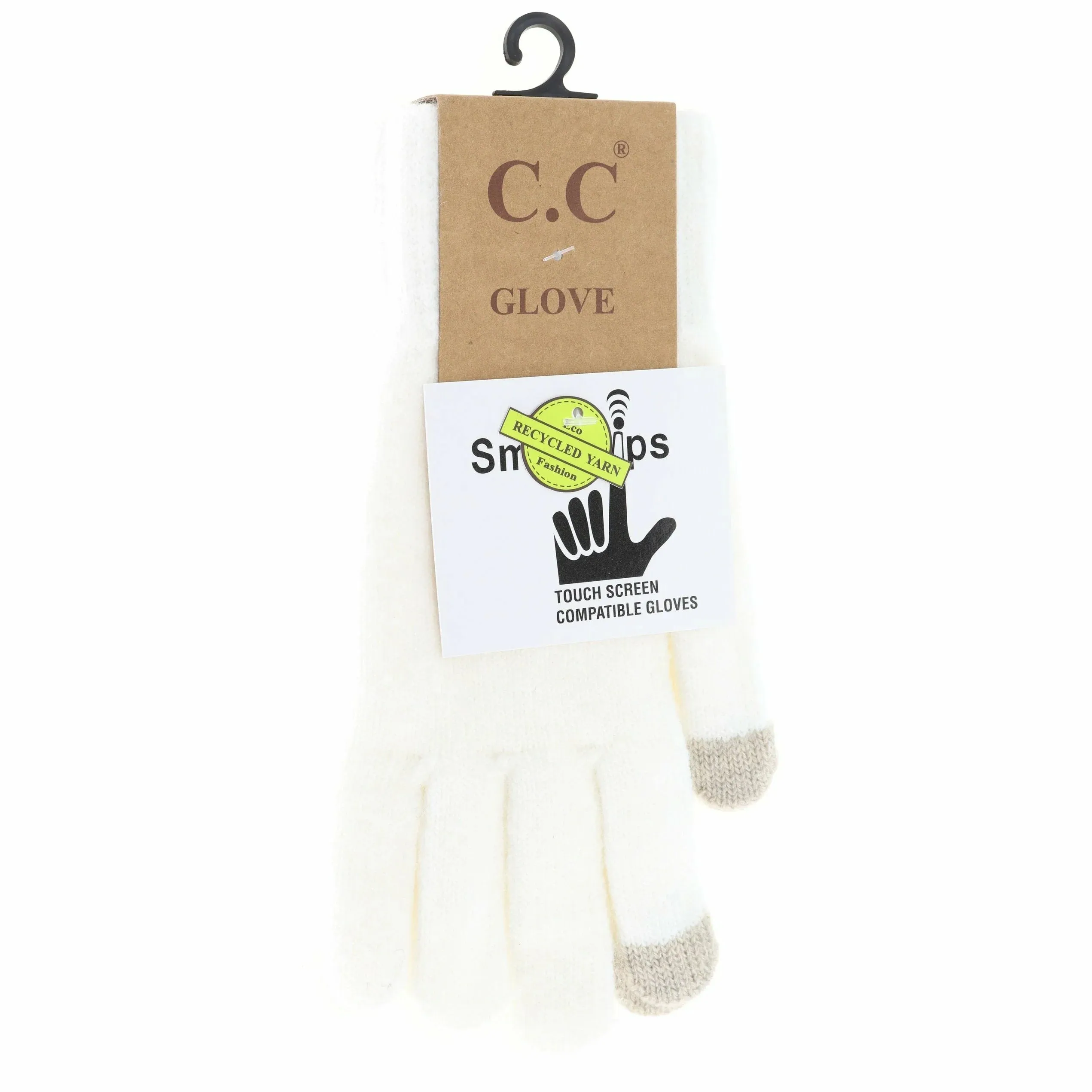 C.C. Beanie Soft Recycled Yarn Gloves