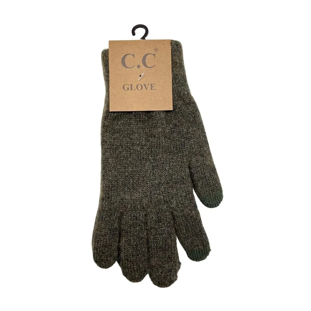 C.C. Beanie Soft Recycled Yarn Gloves