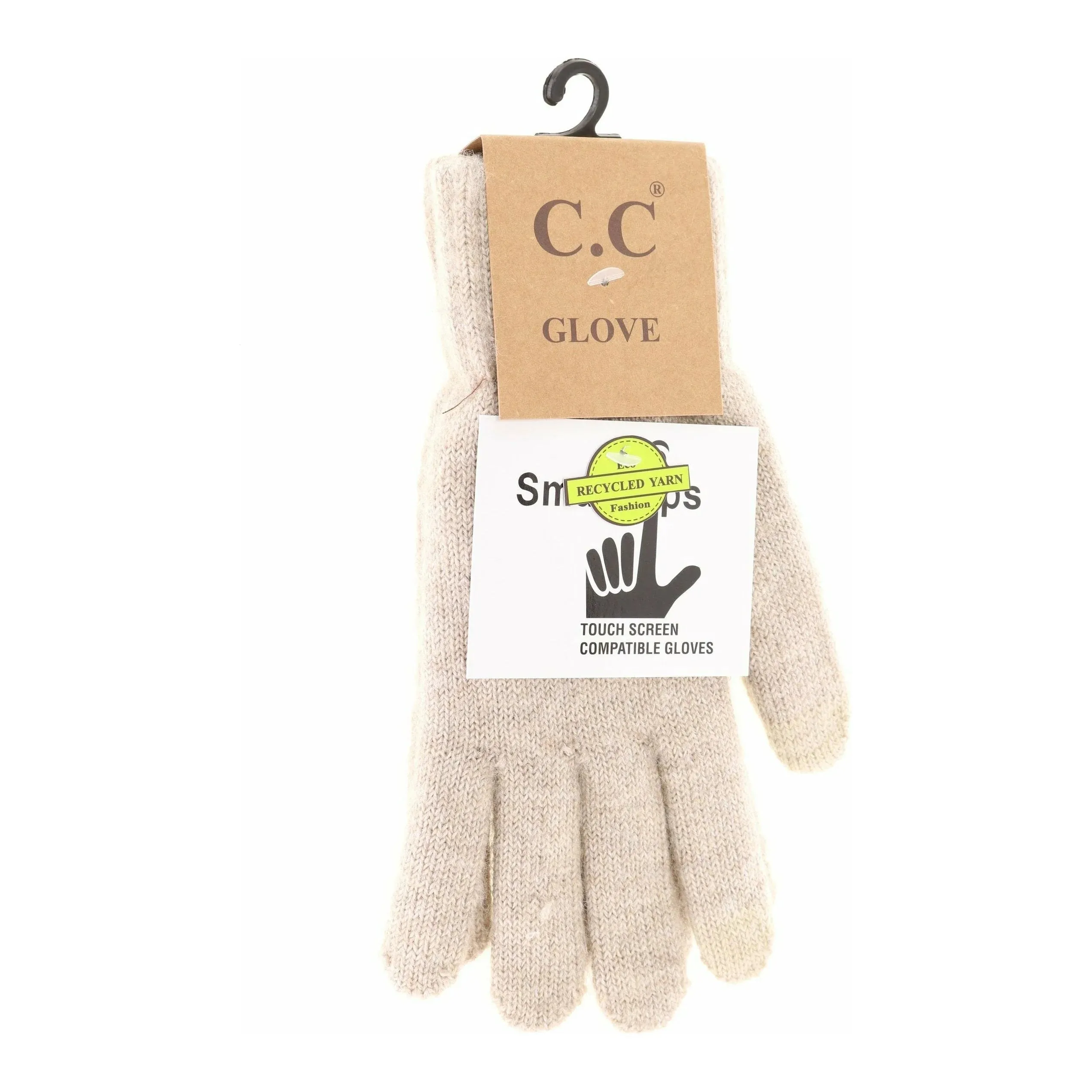 C.C. Beanie Soft Recycled Yarn Gloves