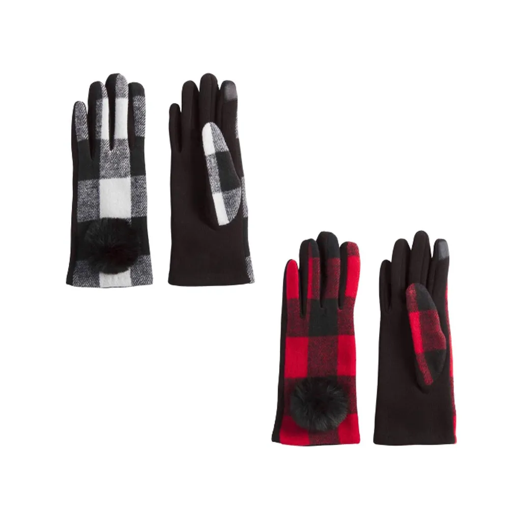 Check Poof Gloves - Adult