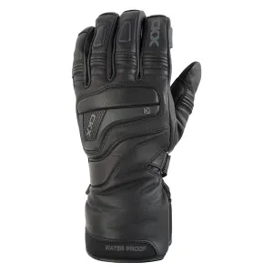 CKX Alaska Leather Snowmobile Winter Gloves Unisex - Black