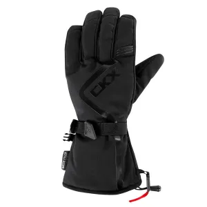CKX Throttle 2.0 Leather/Fabric Gloves Snowmobile Winter Unisex Black
