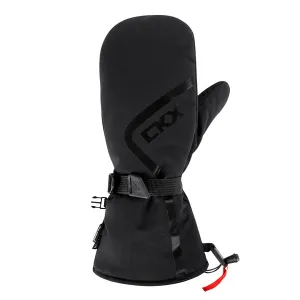 CKX Throttle 2.0 Mittens Leather/Fabric Snowmobile Winter Unisex Black