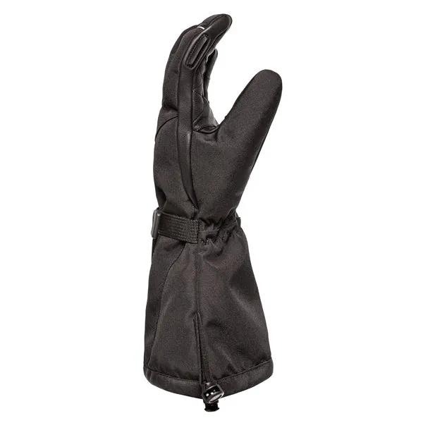 CKX Yukon Leather/Fabric Gloves Snowmobile Winter Unisex Black