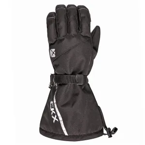 CKX Yukon Leather/Fabric Gloves Snowmobile Winter Unisex Black