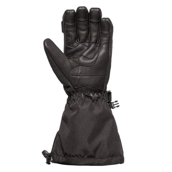 CKX Yukon Leather/Fabric Gloves Snowmobile Winter Unisex Black