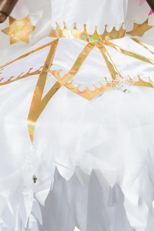 Clear Card Sakura Kinomoto Snow Angel fancy Dress Cosplay Costume