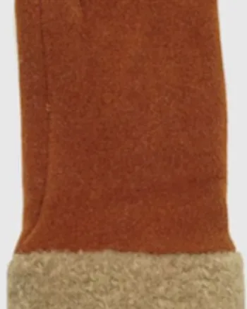 Cozy And Stylish Plush Touch Sensitive Winter Gloves Brown | BROWN