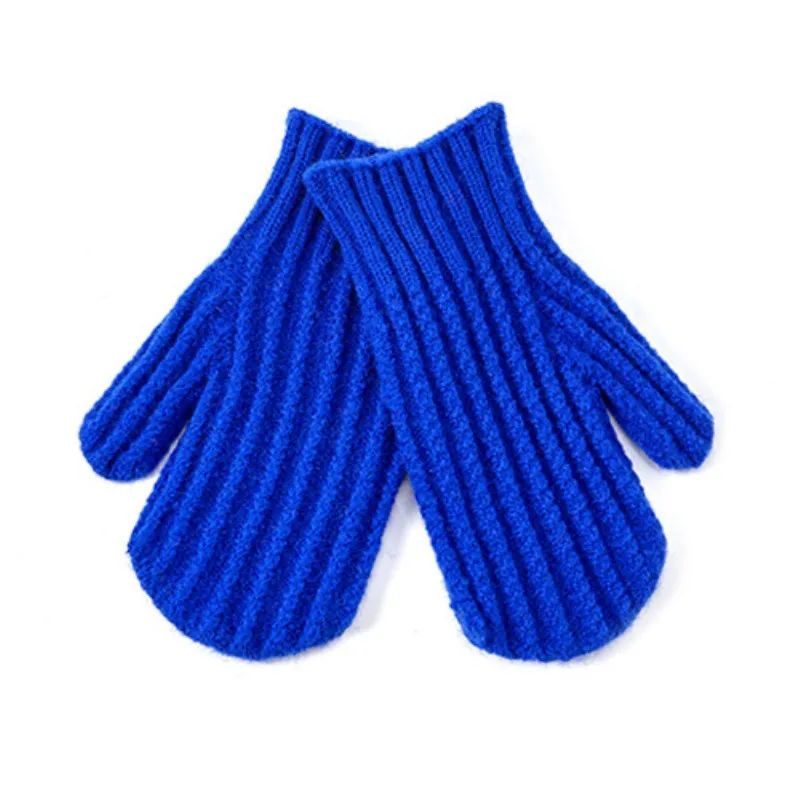 Cute Solid Color Ribbed Simple Knit Gloves DPG2807