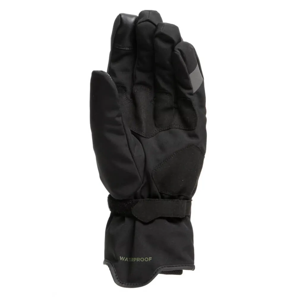 Dainese Plaza 3 D-Dry Gloves Black / Bronze Green