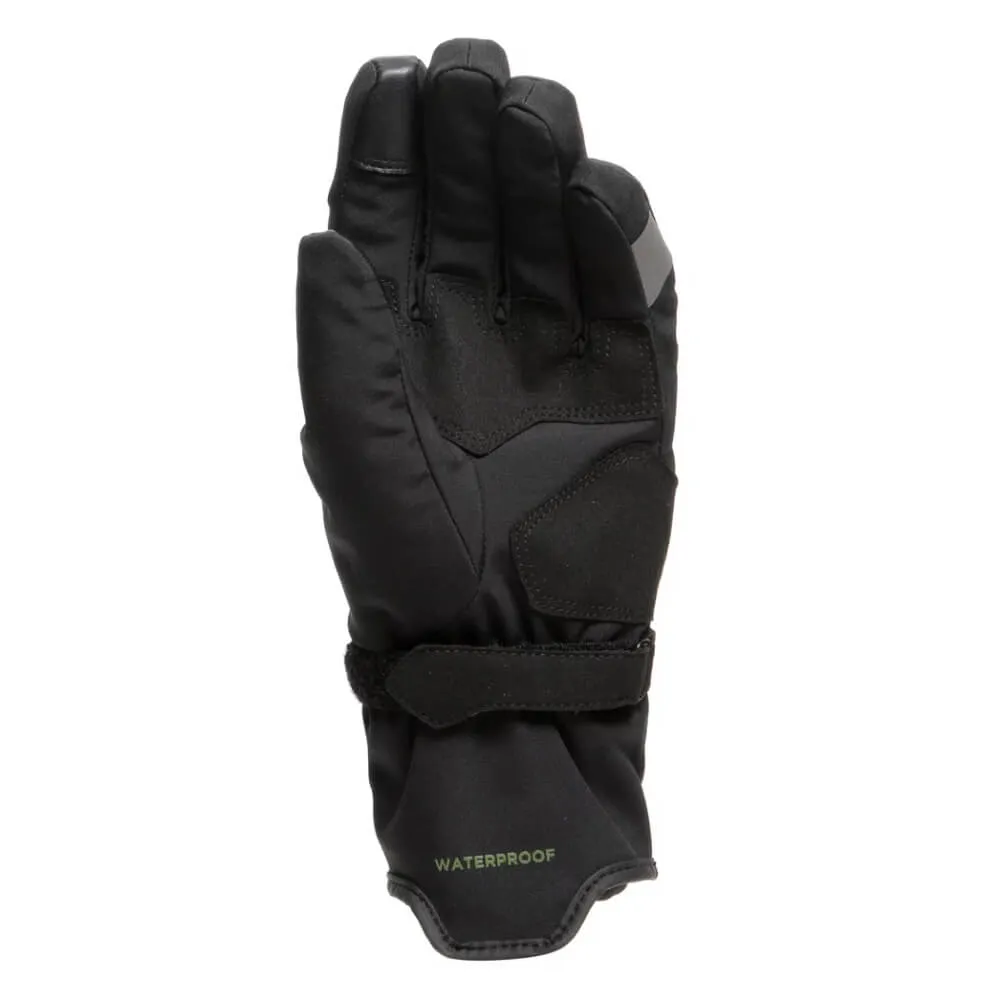 Dainese Plaza 3 Women's D-Dry Gloves Black / Bronze-Green