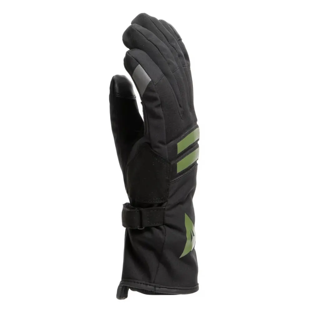 Dainese Plaza 3 Women's D-Dry Gloves Black / Bronze-Green
