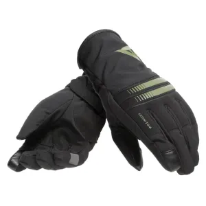 Dainese Plaza 3 Women's D-Dry Gloves Black / Bronze-Green