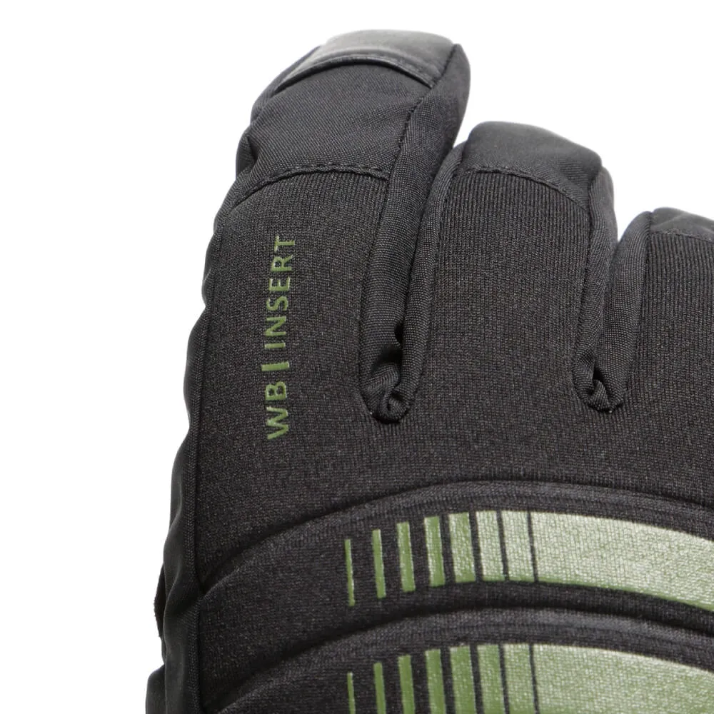 Dainese Plaza 3 Women's D-Dry Gloves Black / Bronze-Green
