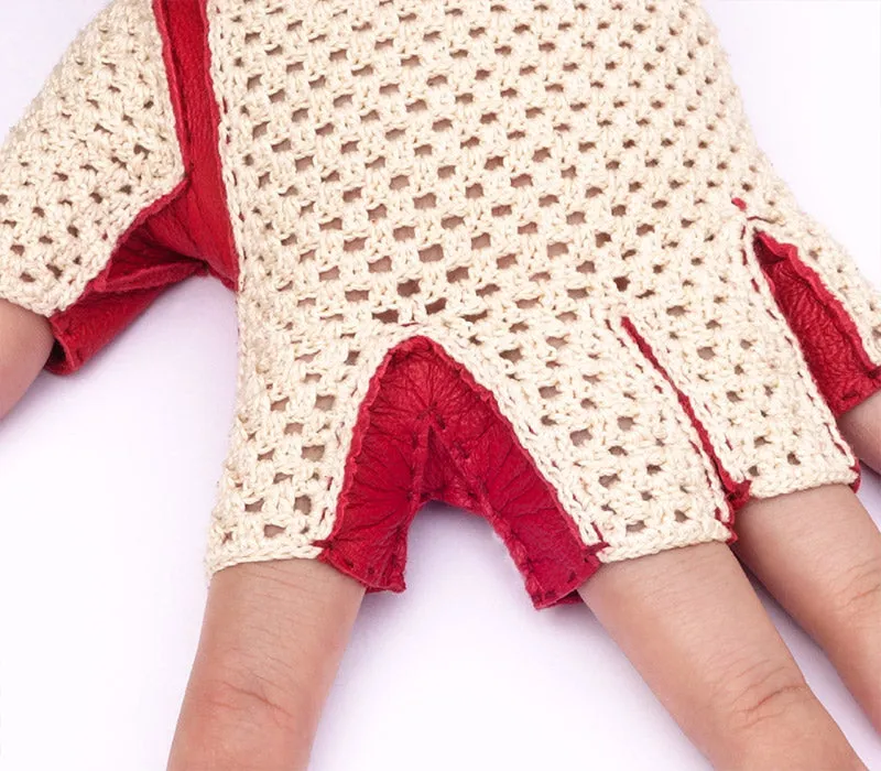 Danai - Goatskin leather gloves - women