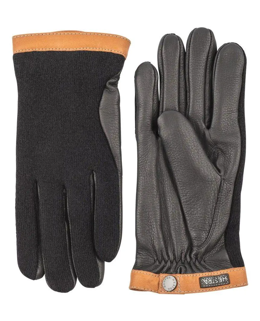 Deerskin Wool Tricot Black