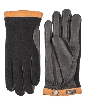 Deerskin Wool Tricot Black
