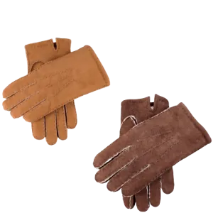 Dents Mens Hand Sewn Real Lambskin Gloves Warm Winter Fleecy Lining 5-1553 York