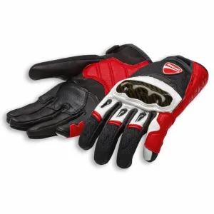 Ducati Company C1 Gloves Red / White / Black