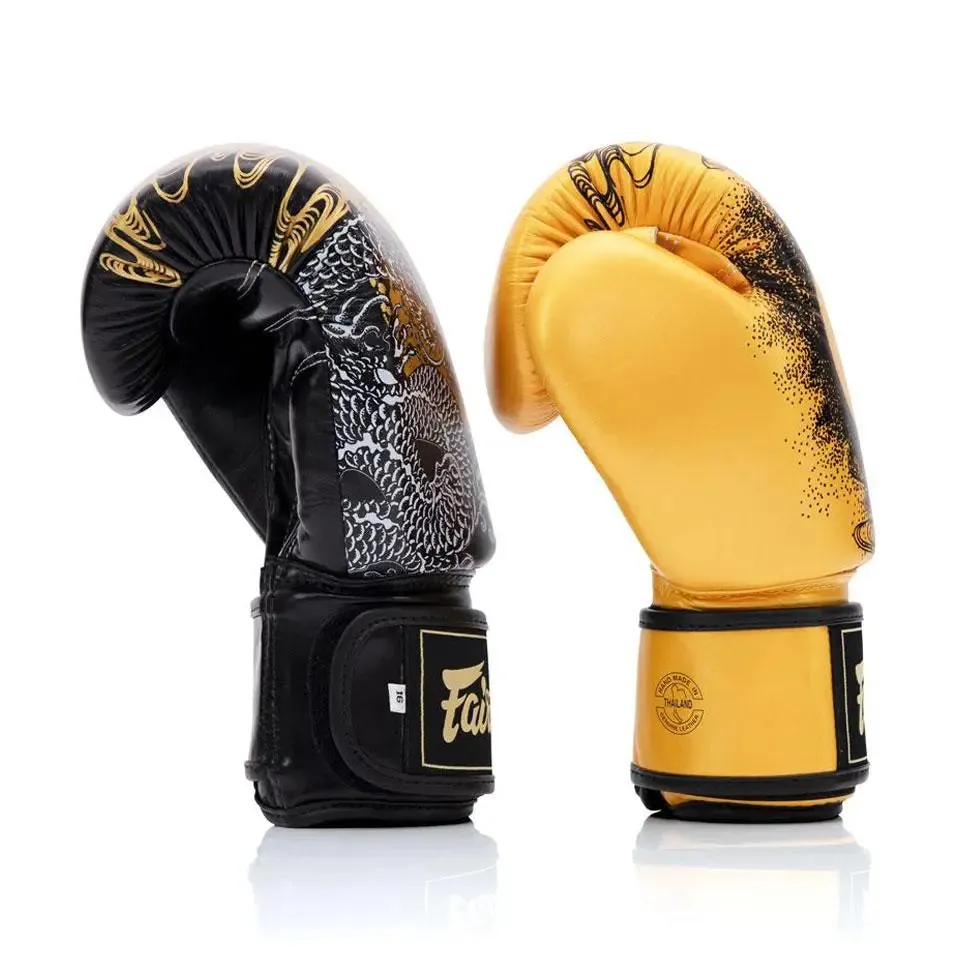 Fairtex Harmony Six Black Gold Boxing Gloves