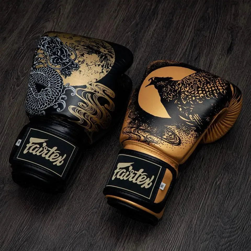 Fairtex Harmony Six Black Gold Boxing Gloves